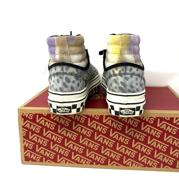 Vans Super Comfycush Hi Shoes Women's Multi Gray Velvet Plastic Size VN0A4UVM2W2 - Picture 4 of 16